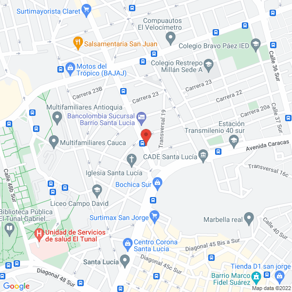 Mapa de Tapilonas S.A.S.