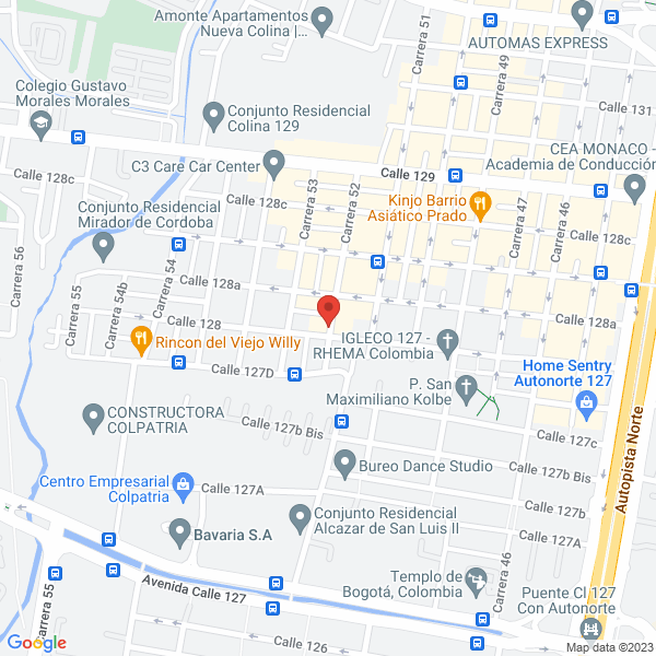 Mapa de Distribuidora Productos De Aseo Papeleria Y Plásticos Ltda.