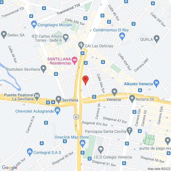 Mapa de Iluensa Iluminación Y Ensamble Mg S.A.S.