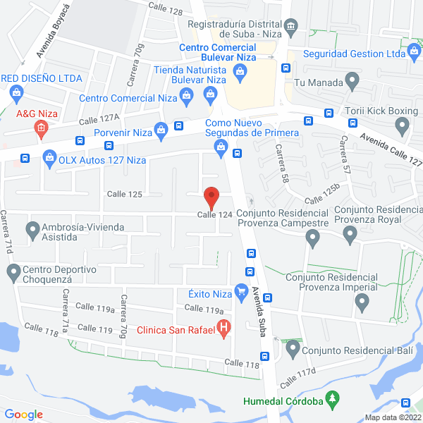 Mapa de Novin S.A.S.