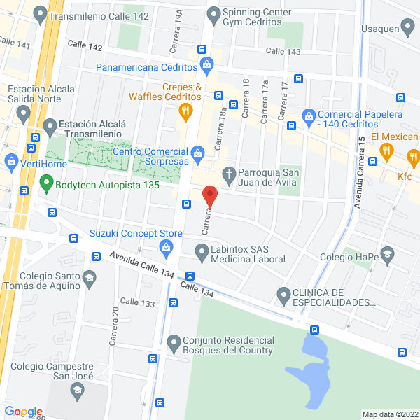 Mapa de Zen Drivers S.A.S.