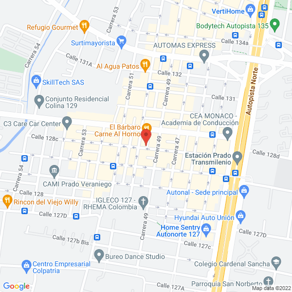 Mapa de Cristales Jr S.A.S.