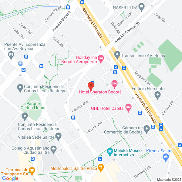 Mapa de Ozkit House S.A.S.