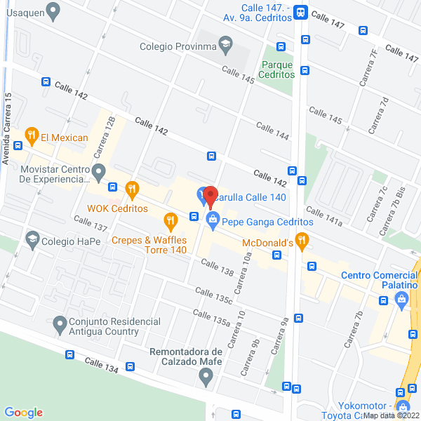 Mapa de Byc Consulting S.A.S.