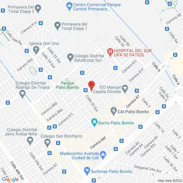 Mapa de Ipereléctricos Ruiz S.A.S.