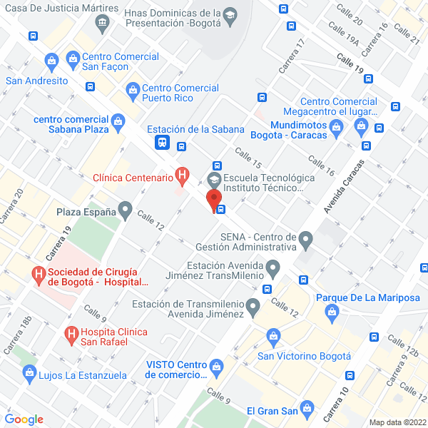 Mapa de Team Colombia 1 S.A.S.