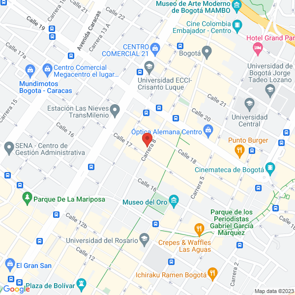 Mapa de Eg Comercial S.A.S.