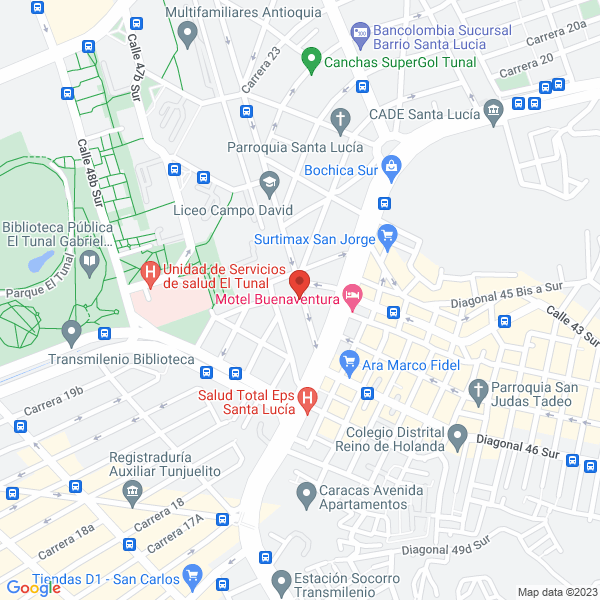 Mapa de Pisos Y Cocinas Eurocentro Will-Fran S.A.S.