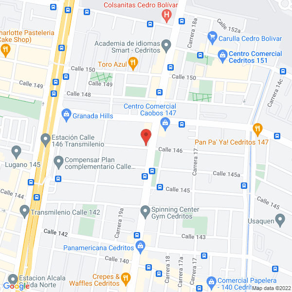 Mapa de Jc Classic Cars Club S.A.S.