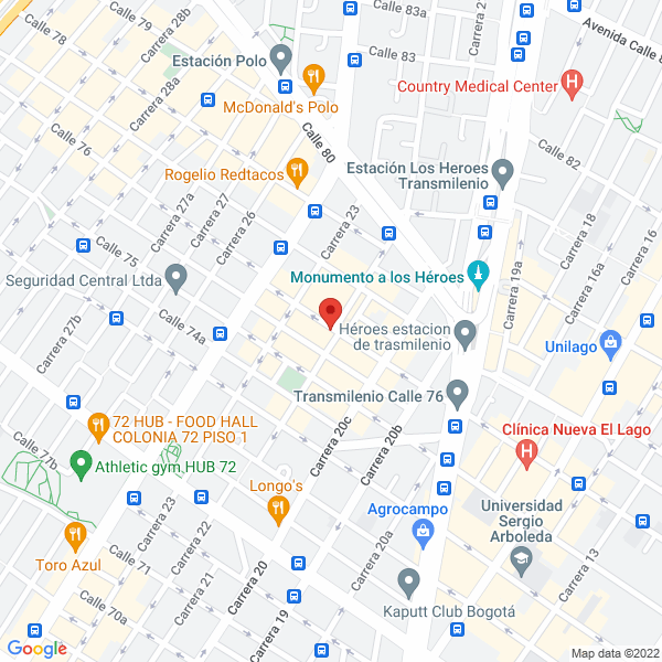 Mapa de La Merenderia S.A.S.