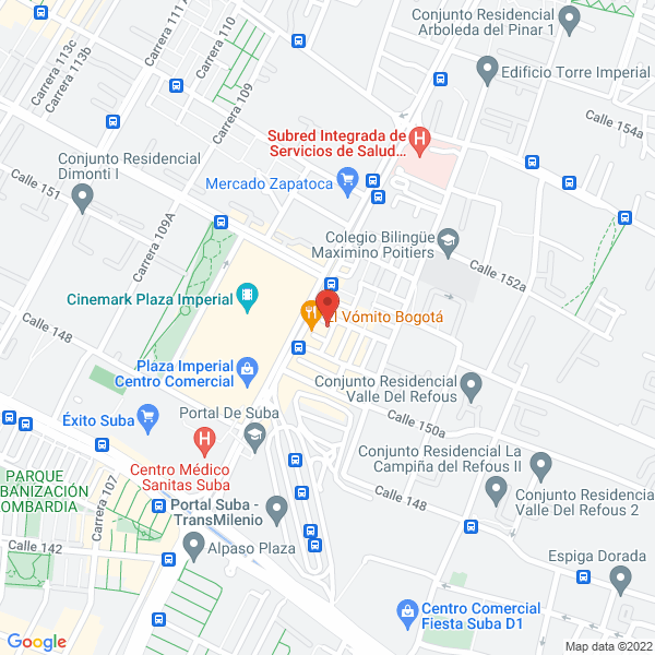 Mapa de Bahia Bar Yg S.A.S.