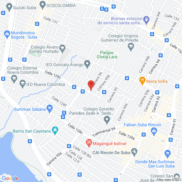 Mapa de Di María Bakery S.A.S.