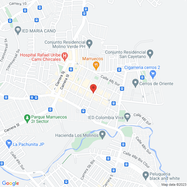 Mapa de Transportes Especiales Y Logística S.A.S.