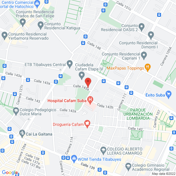 Mapa de Andrés Romero Organización Y Dirección Deportiva S.A.S.