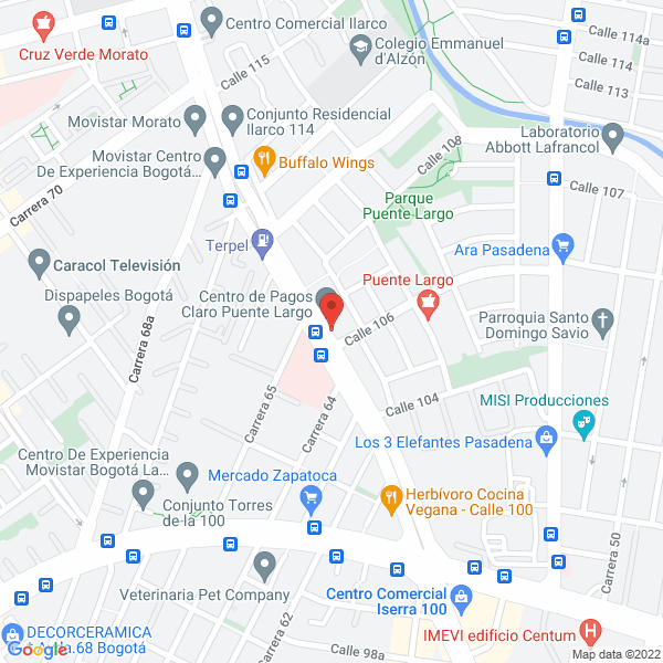 Mapa de El Búnker Inn S.A.S.