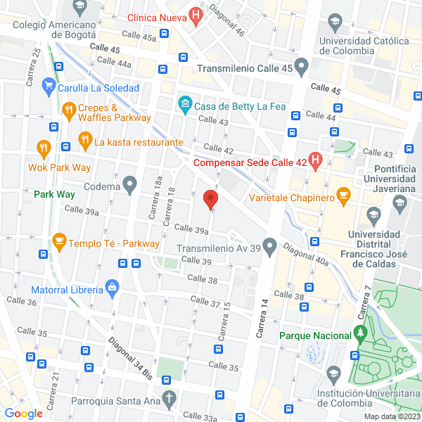 Mapa de Surtiya Supermercado Y Papeleria 7 Por 24 A Domicilio S.A.S.