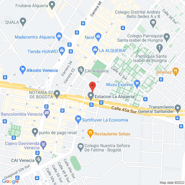 Mapa de Wic Representaciones S.A.S.