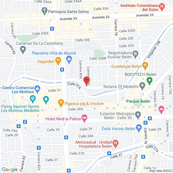 Mapa de Oriongate S.A.S