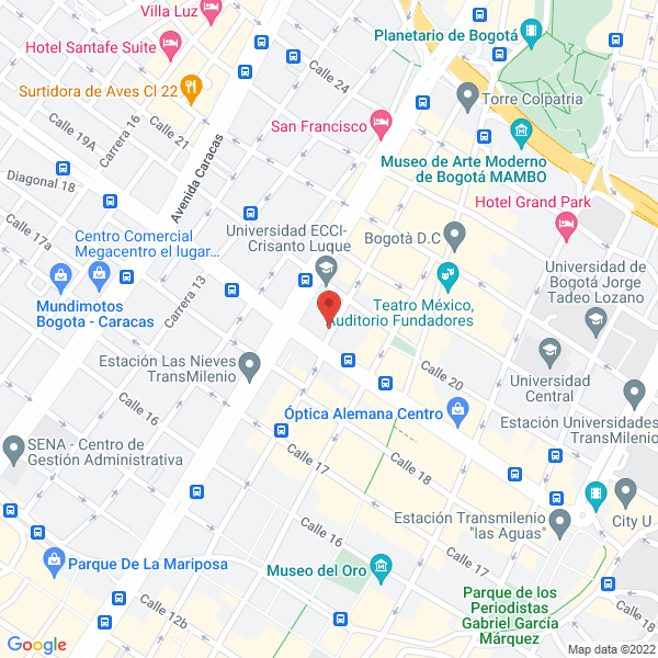 Mapa de Importadora Musikalia S.A.S.