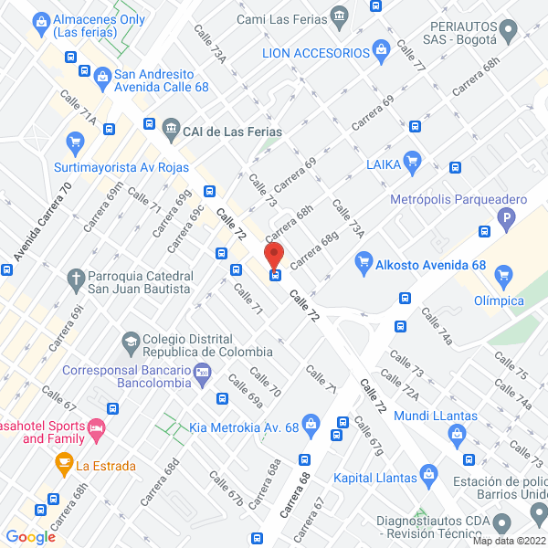 Mapa de Marual Clínica Odontológica S.A.S.