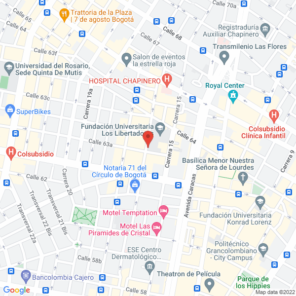 Mapa de Intertell E.U.