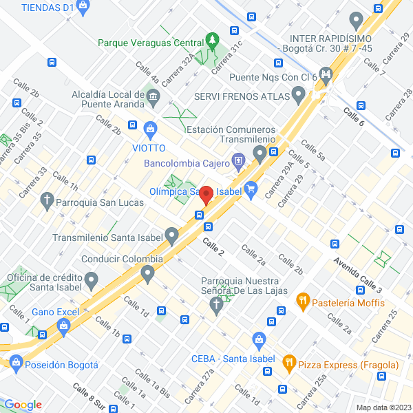 Mapa de Corporación Educativa Especializada S.A.S.