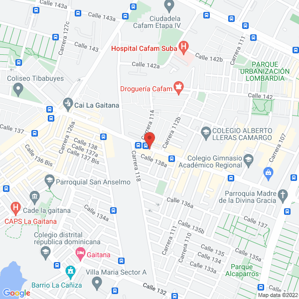 Mapa de Distribuidora Cb Cinco S.A.S.