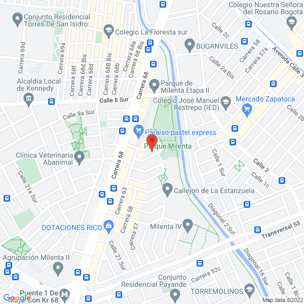 Mapa de Liceo De Los Angeles E.U.