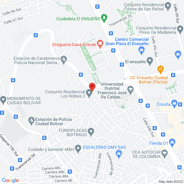 Mapa de Eléctricos S&R S.A.S