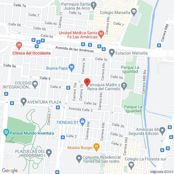 Mapa de Doradautos S.A.S.
