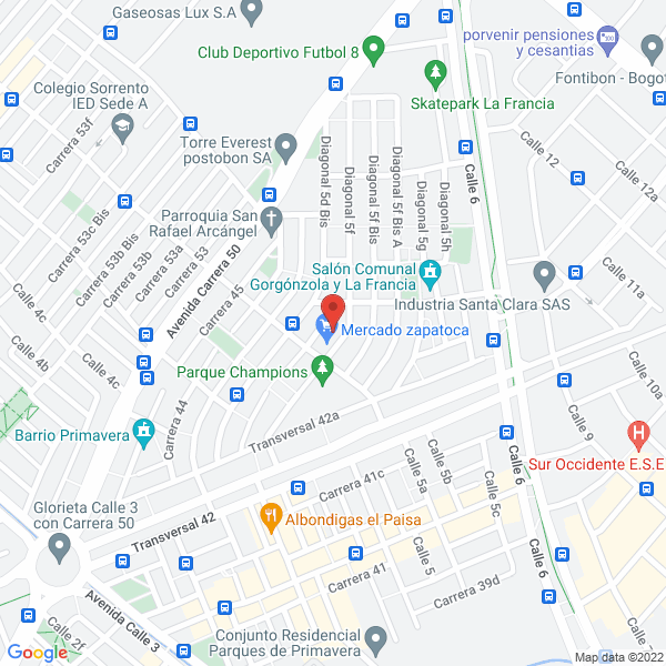 Mapa de Ingeniería E Instalaciones S&E S.A.S.