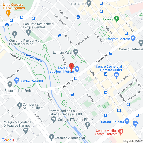 Mapa de Grupo Altavista Inc. S.A.S.