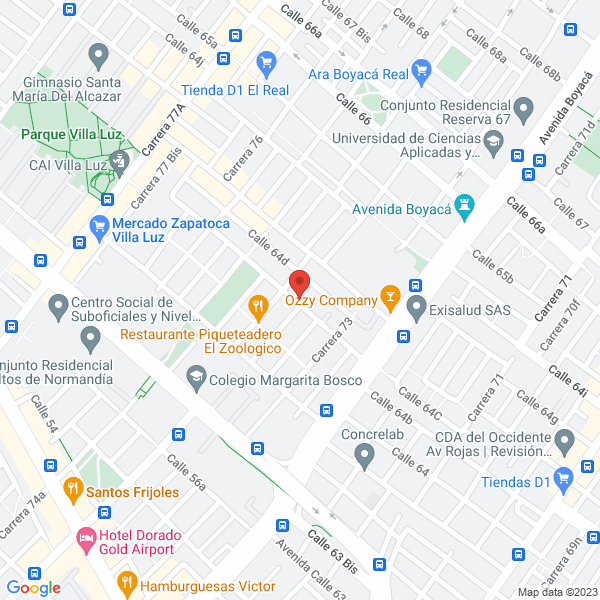 Mapa de Asin Asesorías En Seguridad Y Servicios Integrales S.A.S.