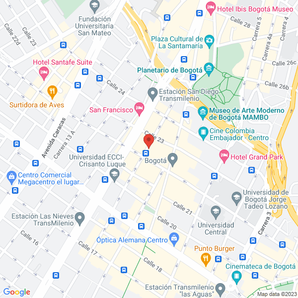 Mapa de El Mundo Del Bombillo S.A.S.
