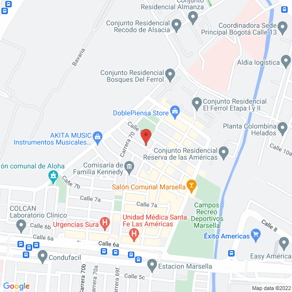 Mapa de Conexiones Y Turismo Por Colombia S.A.S.