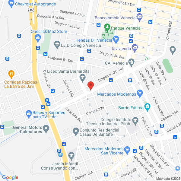 Mapa de Resistencias Y Suministros Térmicos S.A.S.