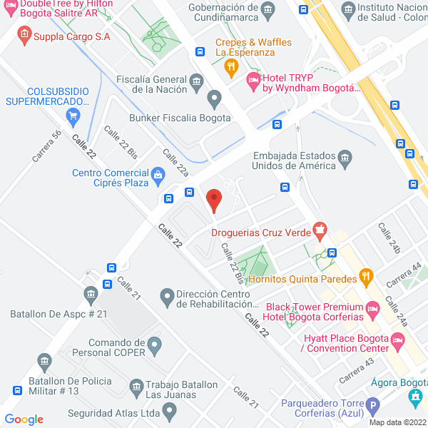 Mapa de Constructora Ozul S.A.S.