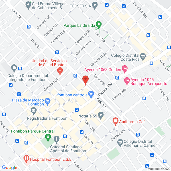 Mapa de Ferrecortés Fontibón S.A.S.