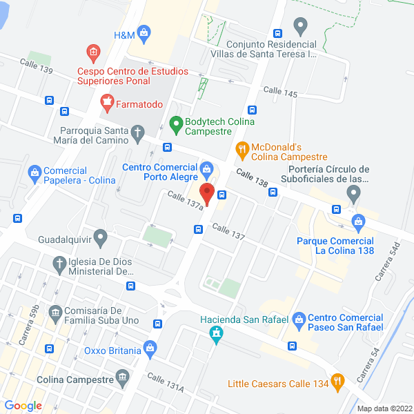 Mapa de Alfaguara Restaurantes S.A.S.
