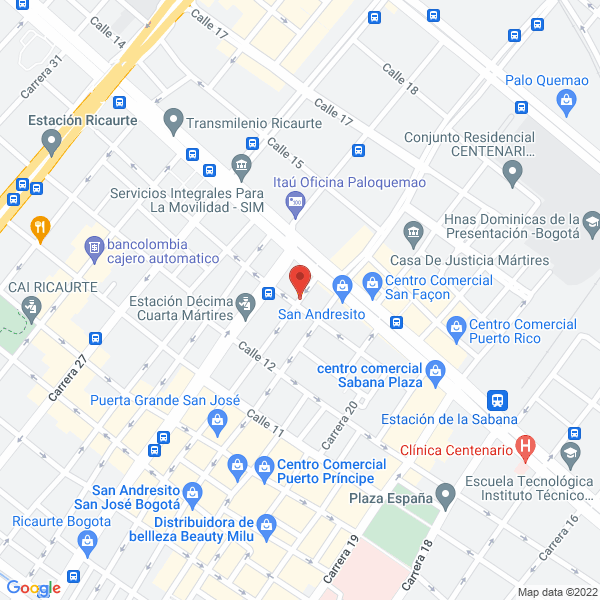 Mapa de Servirodafer S.A.S.