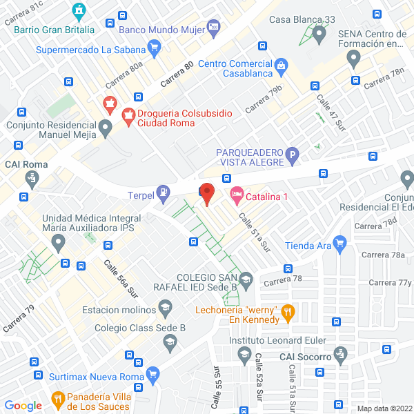 Mapa de Jr Sistemas S.A.S.