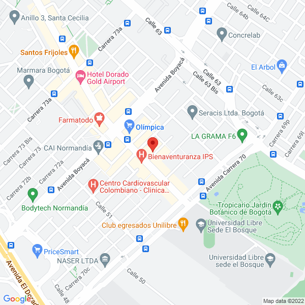 Mapa de Uníversal G L Group S.A.S.