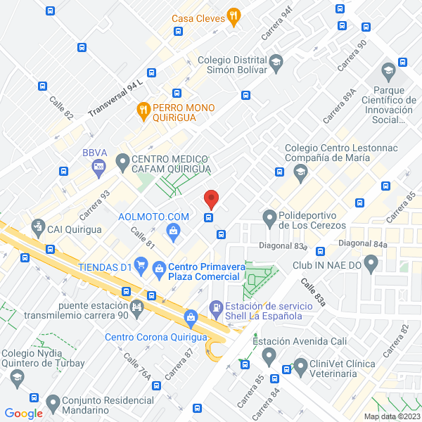 Mapa de Prodigranja S S.A.S.