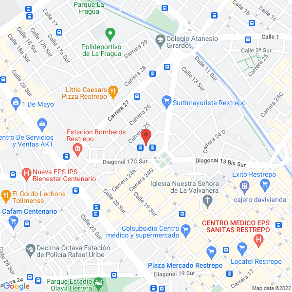 Mapa de Candy Global S.A.S.