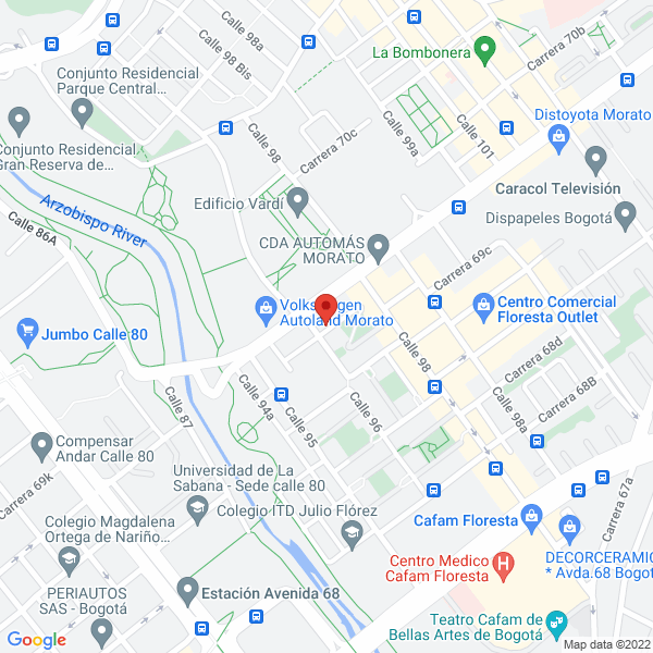Mapa de Taurinas S.A.S.