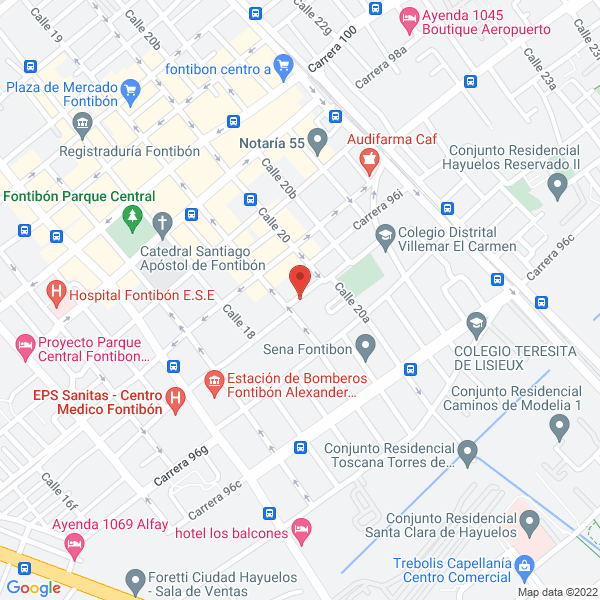 Mapa de Almacén Y Taller Centenario S.A.S.