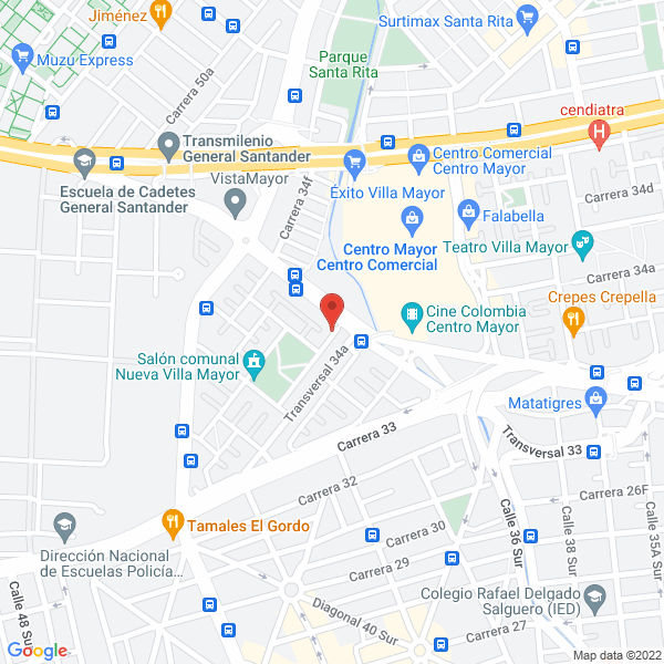 Mapa de Dental Line E.U.