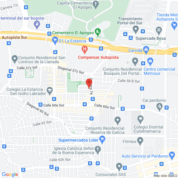 Mapa de Jp Laptop Store S.A.S.