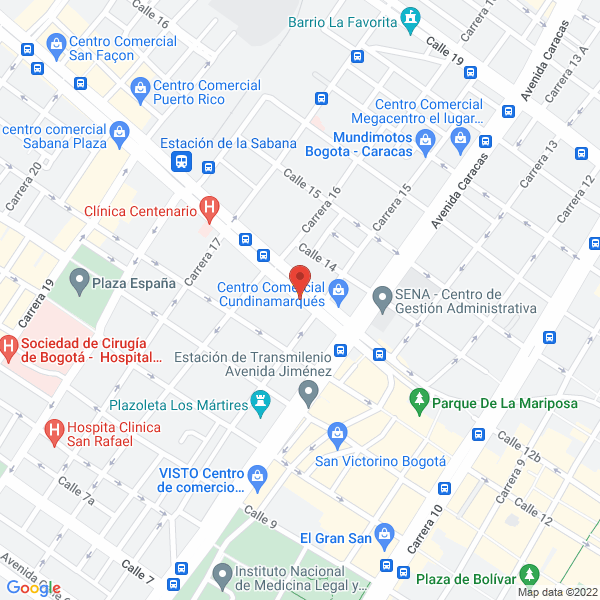 Mapa de Yamacorp S.A.S.