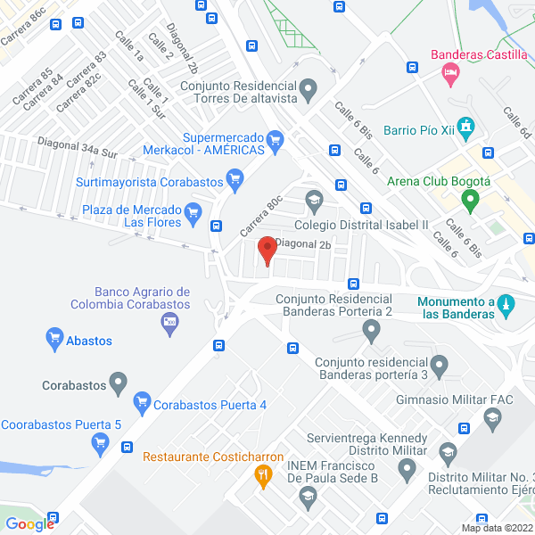 Mapa de Aguacatal S.A.S.
